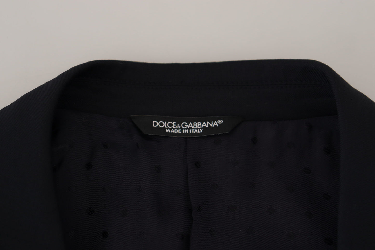 Dolce & Gabbana Elegant Dark Blue Single Breasted Blazer IT56 / XL