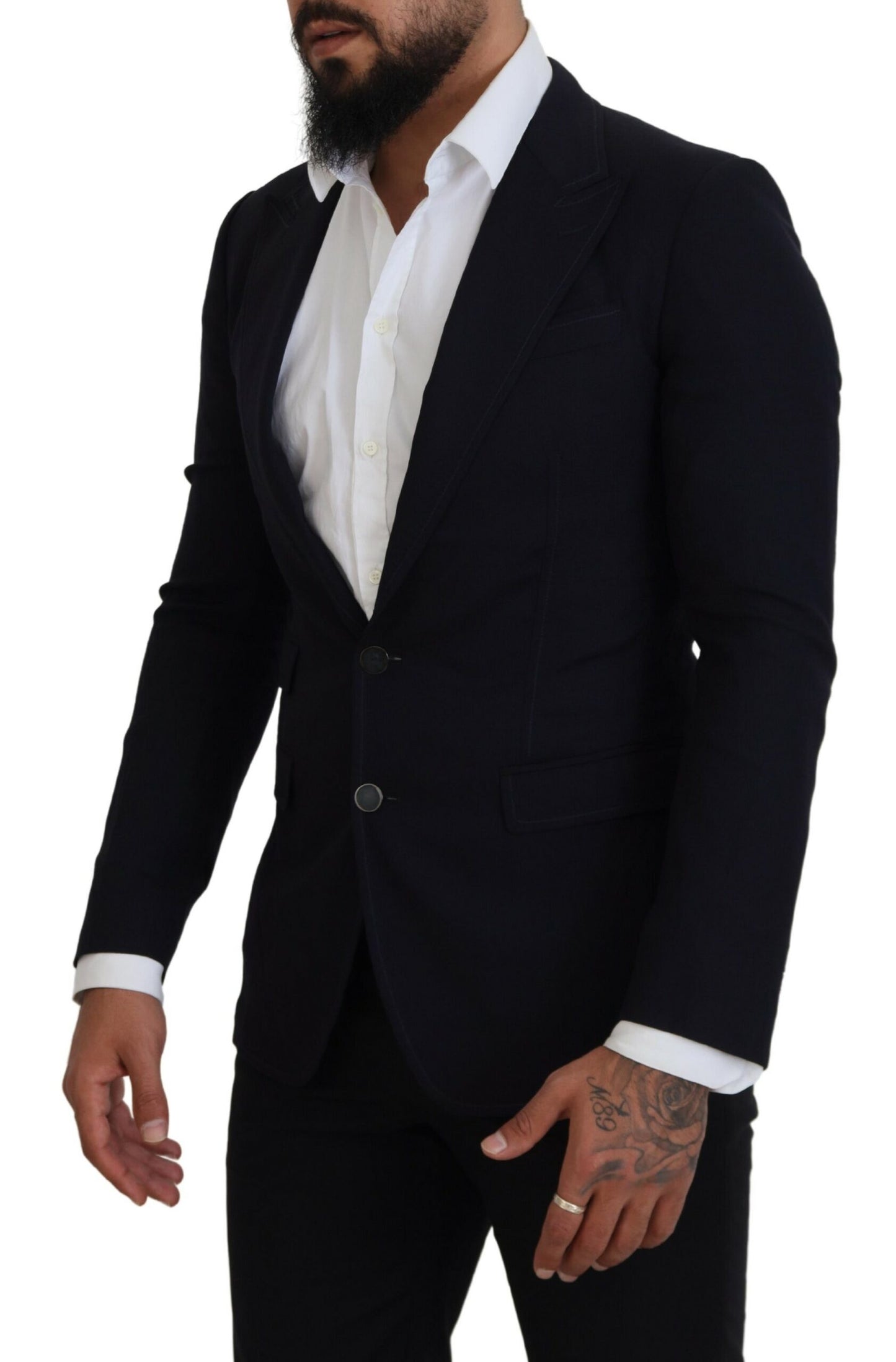 Dolce & Gabbana Elegant Black Single-Breasted Blazer IT48 / M