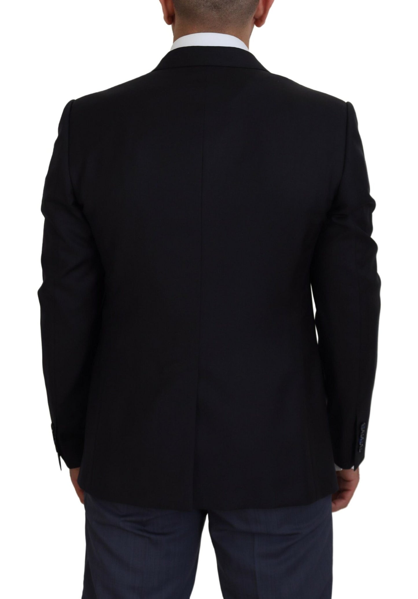 Dolce & Gabbana Elegant Dark Blue Martini Blazer IT52 / L