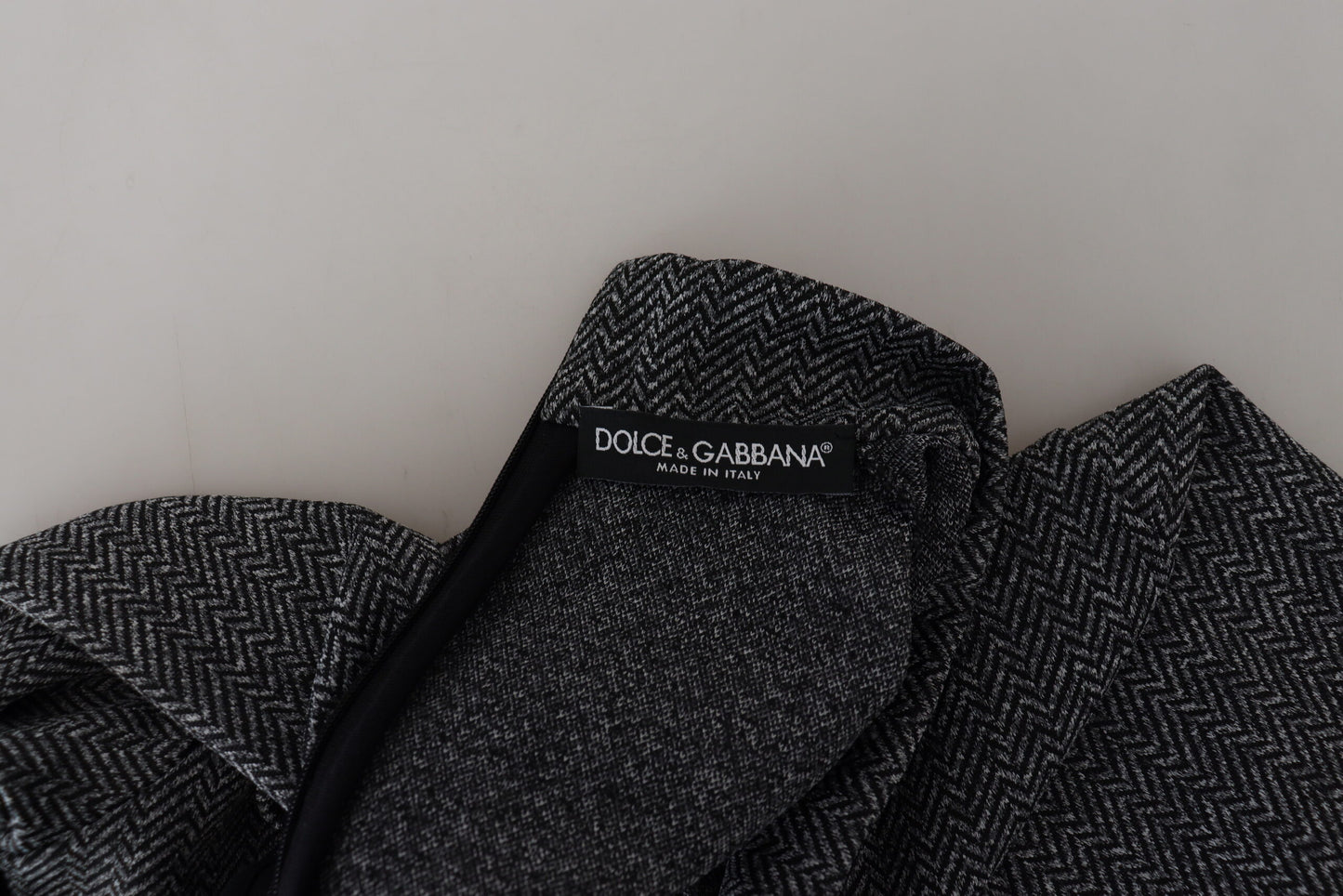 Dolce & Gabbana Elegant Dark Gray Pullover Sweater IT48 / M