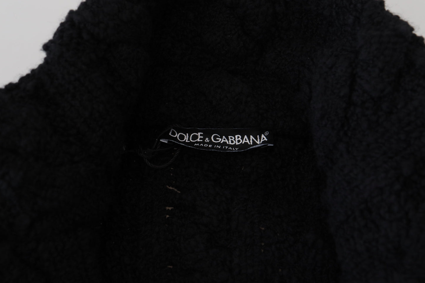 Dolce & Gabbana Elegant Black Wool-Cashmere Blend Cardigan IT44 / XS