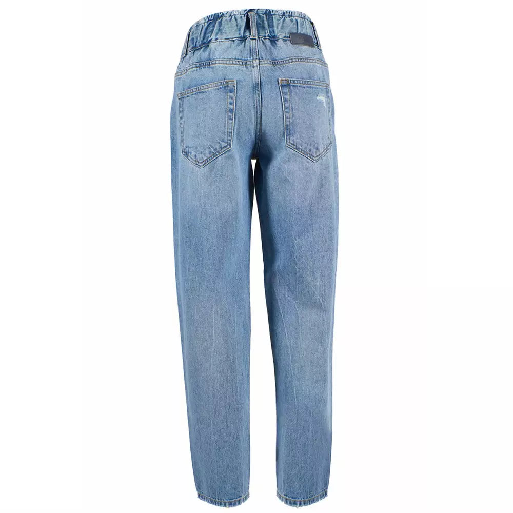 Yes Zee Blue Cotton Women's Jeans W29