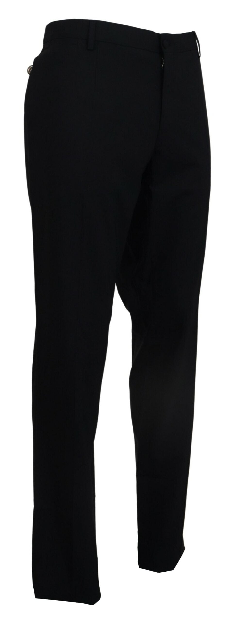 Dolce & Gabbana Elegant Slim Fit Wool Blend Trousers IT54 / XL