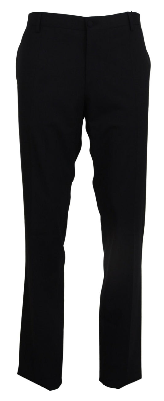 Dolce & Gabbana Elegant Slim Fit Wool Blend Trousers IT54 / XL