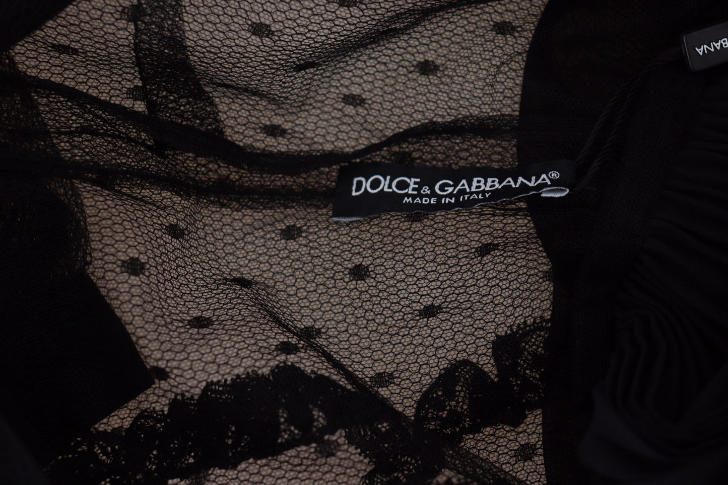 Dolce & Gabbana Elegant Lace Detailed A-Line Mini Dress IT46 / XL