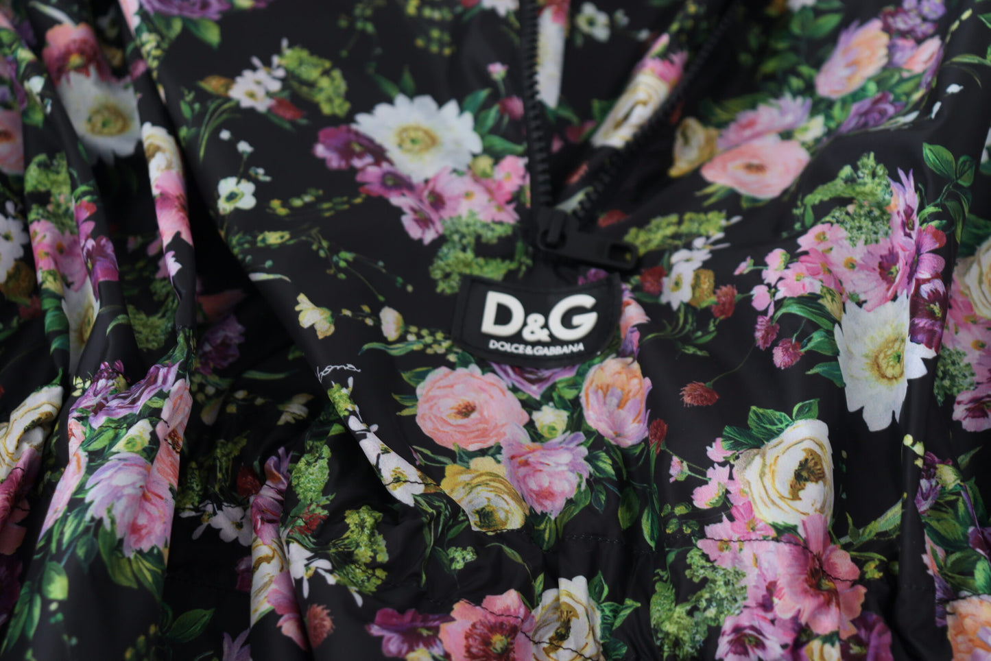 Dolce & Gabbana Elegant Floral Mini Dress with Logo  IT40 | S