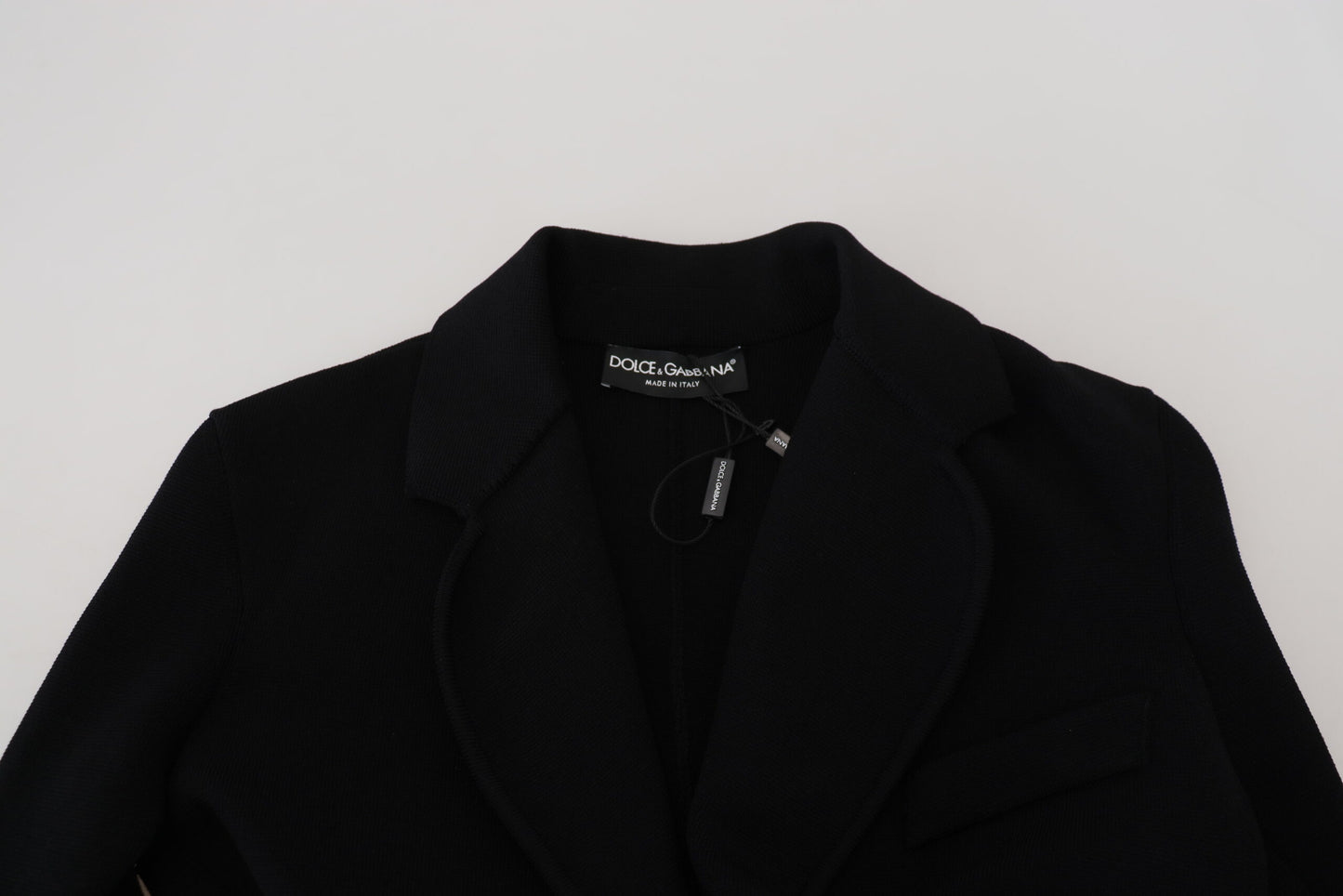 Dolce & Gabbana Elegant Black Long Sleeve Jacket IT38 / XS