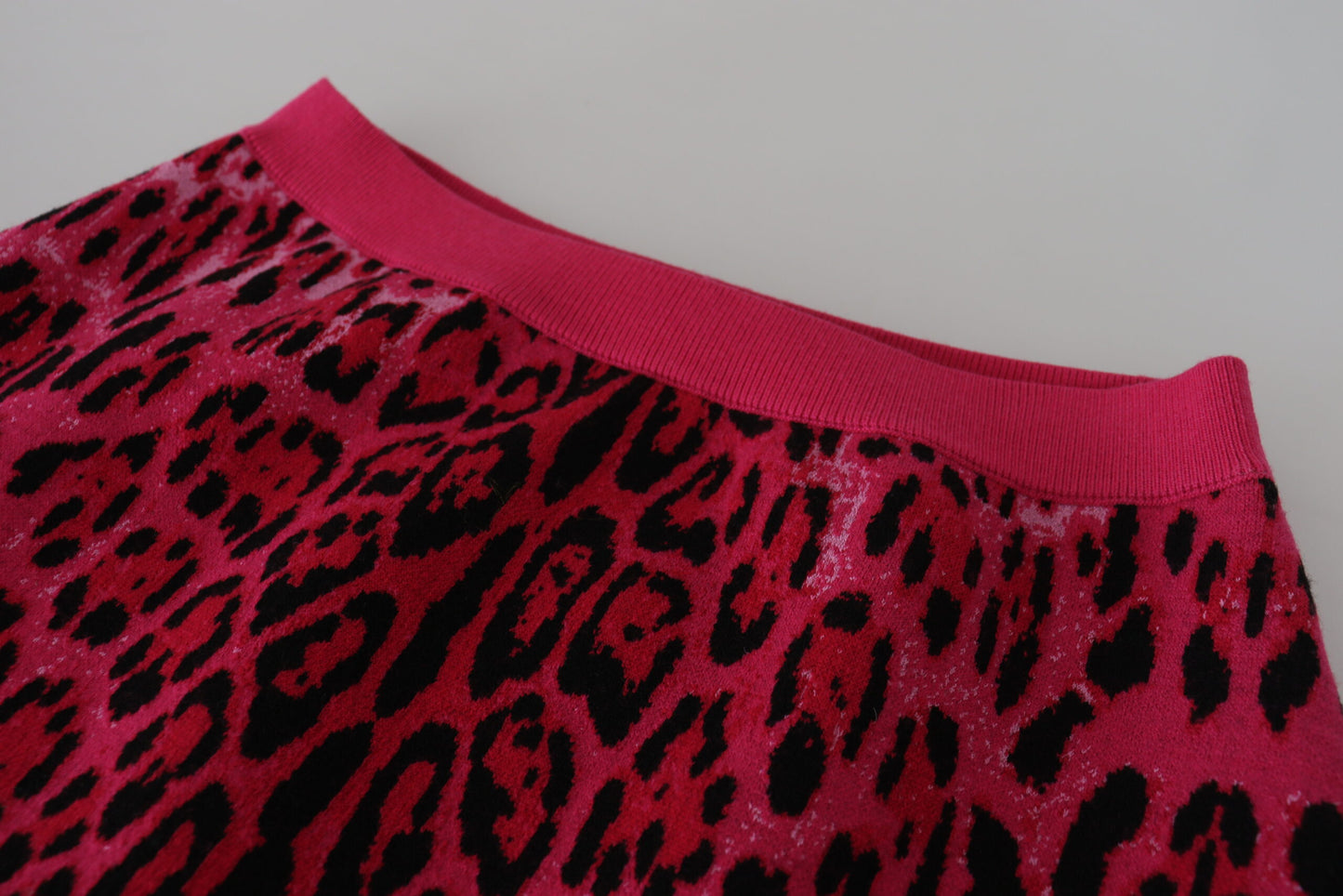 Dolce & Gabbana Chic High Waist Pink Leopard Mini Skirt IT40 / S