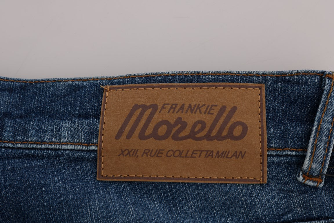 Frankie Morello Chic Slim Fit Blue Wash Jeans W40