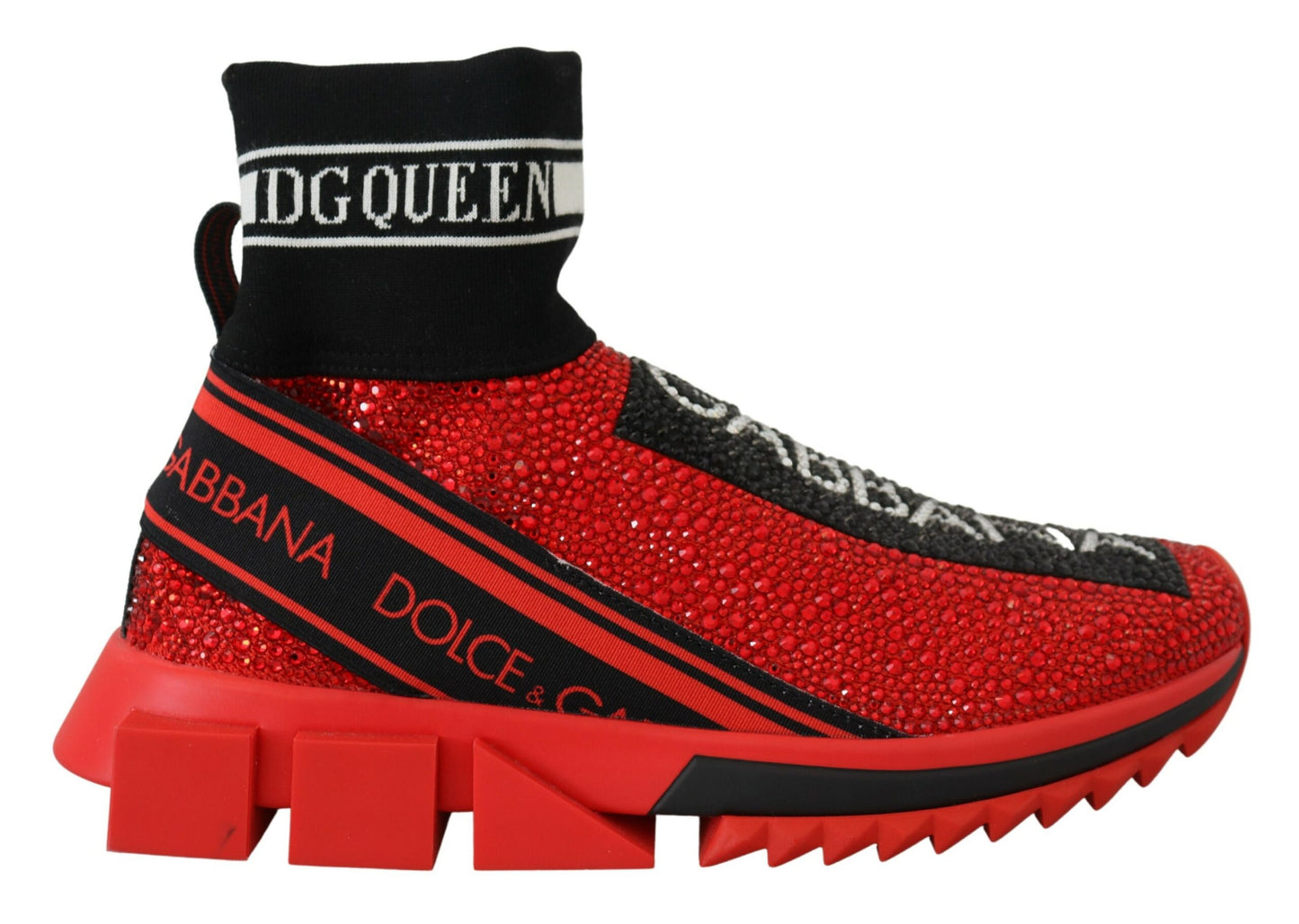 Dolce & Gabbana Exquisite Red Sorrento Slip-On Sneakers EU35 / US4.5