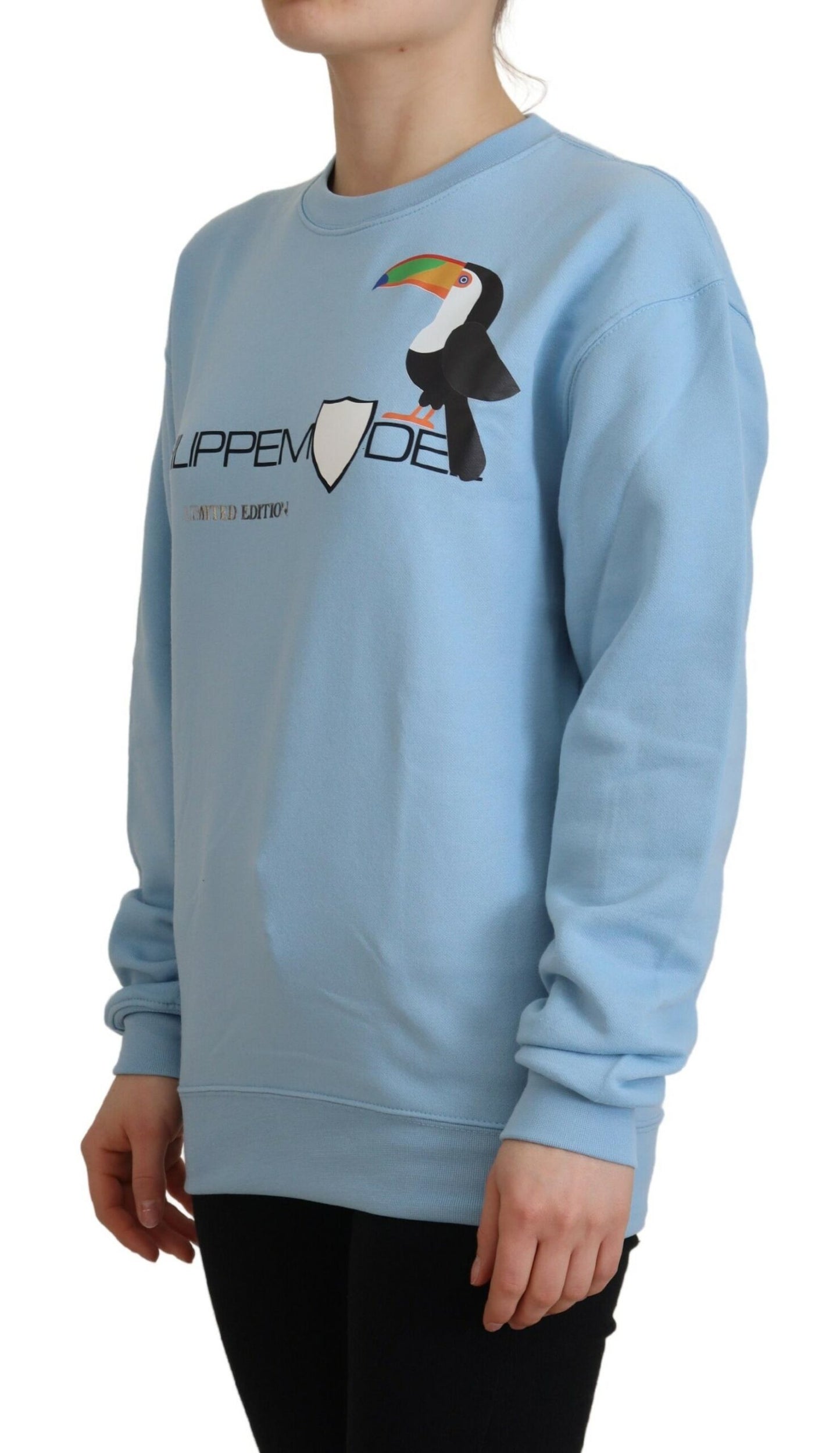 Philippe Model Chic Light Blue Logo Embellished Sweater IT38 | XS