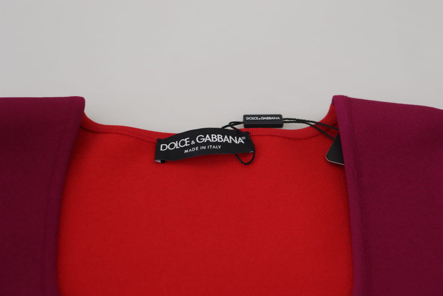 Dolce & Gabbana Multicolor Square Neck Pullover Sweater IT40 | S