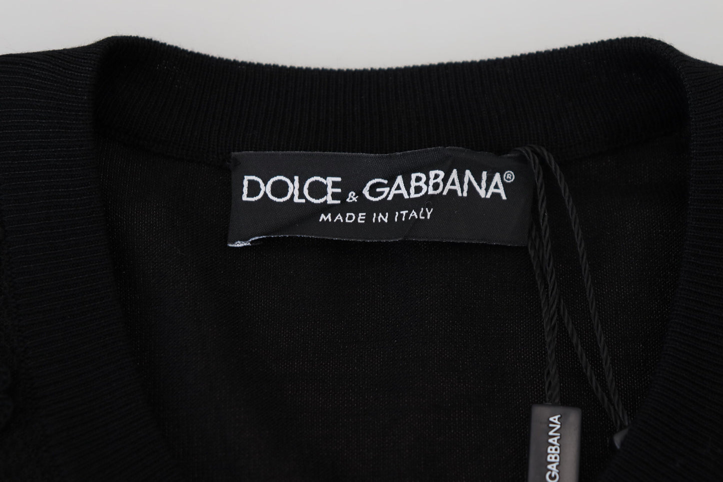 Dolce & Gabbana Elegant Black Floral Lace Cardigan Sweater IT38 / XS