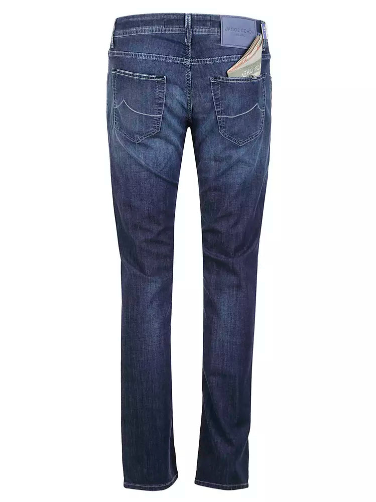 Jacob Cohen Elegant Light Blue Stretch Jeans IT40 | M