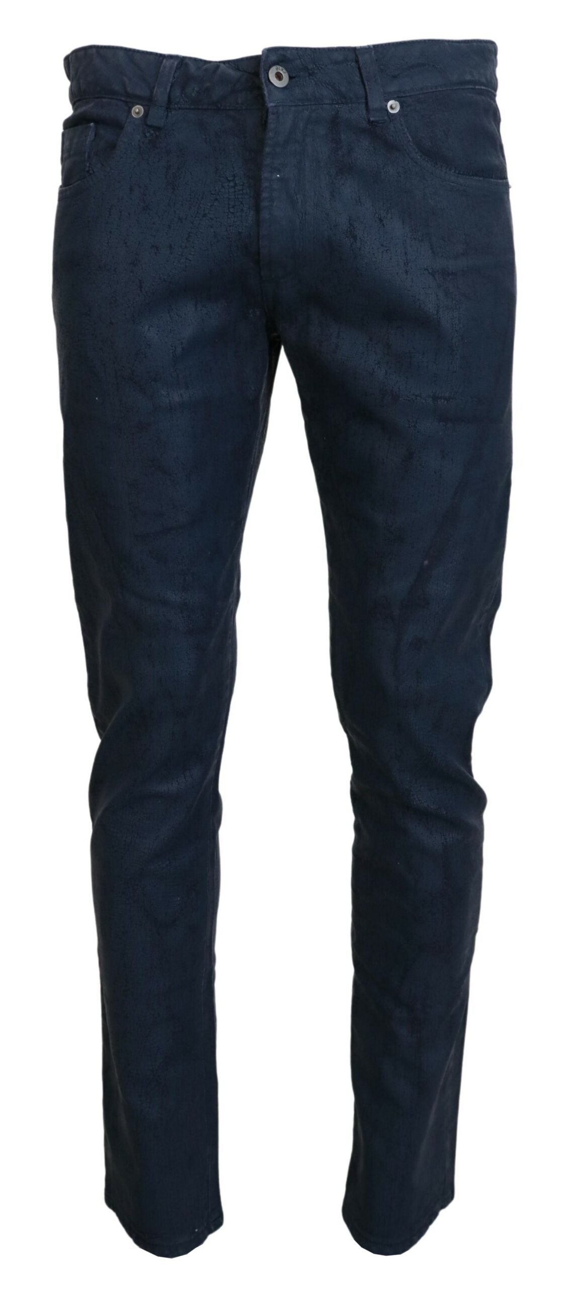 Exte Chic Tapered Blue Denim Jeans IT48 | M