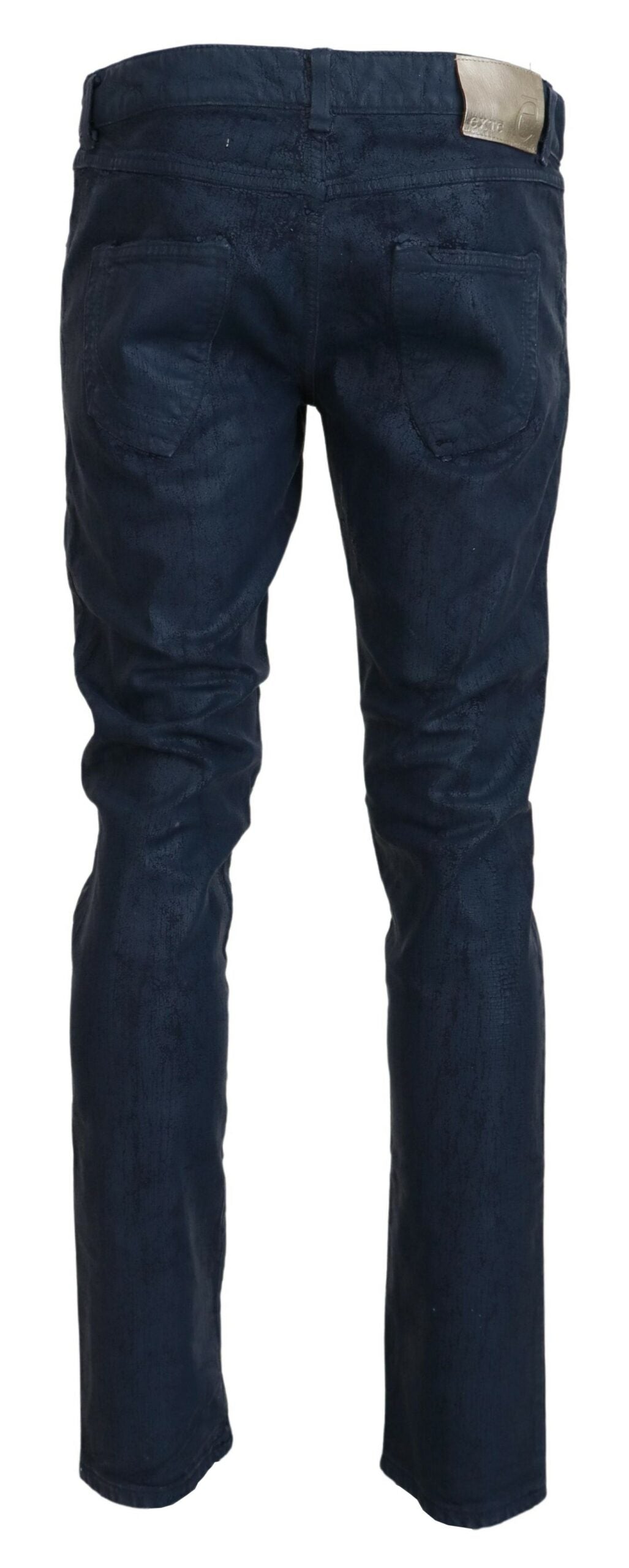 Exte Chic Tapered Blue Denim Jeans IT48 | M