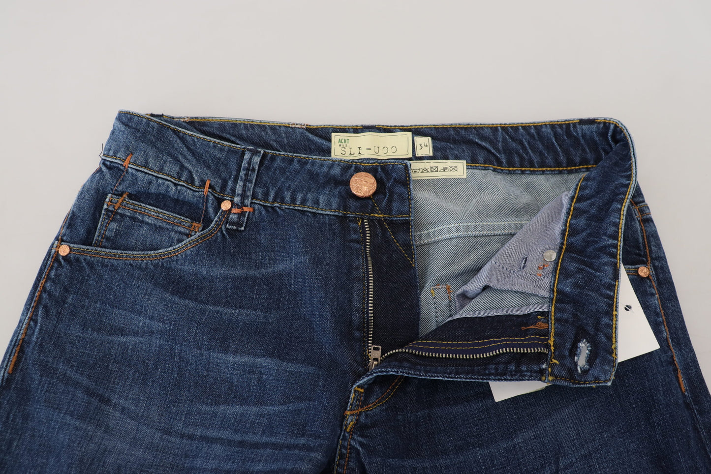 Acht Exquisite Tapered Italian Denim in  IT48 | M