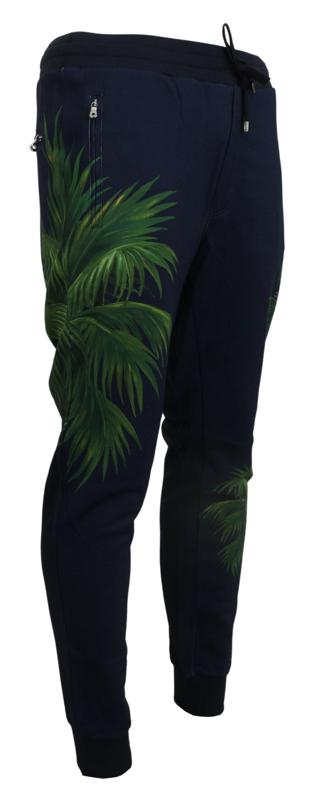 Dolce & Gabbana Elegant Cotton Jogging Pants with Print Design IT50 / L