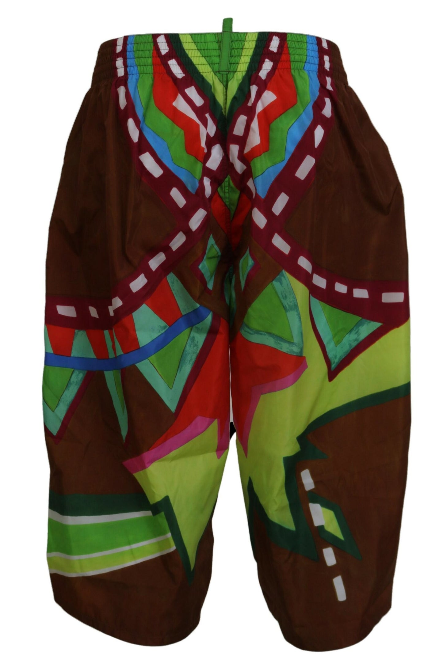 Dsquared² Exclusive Multicolor Printed Swim Shorts IT48 | M