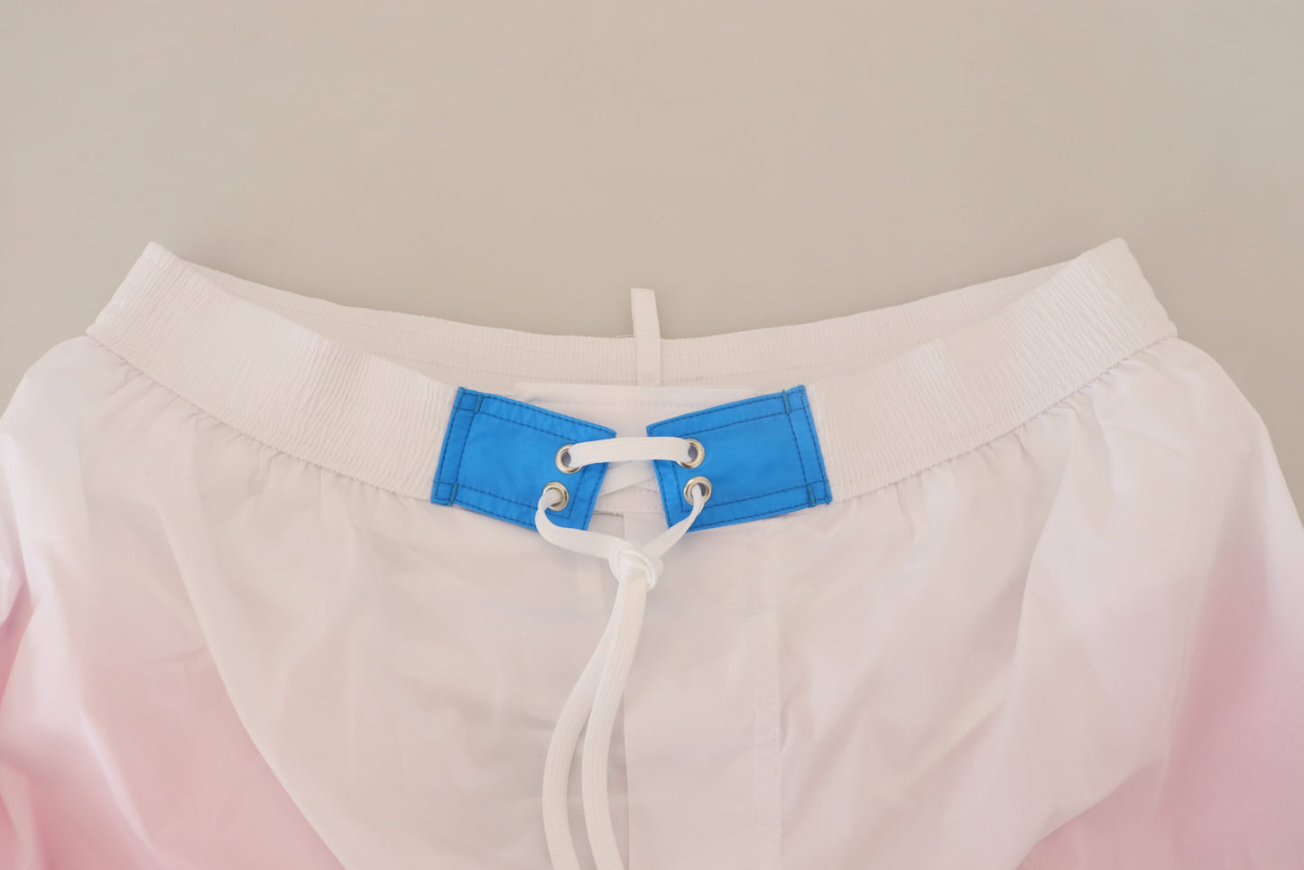 Dsquared² Chic White & Pink Print Swim Shorts IT48 | M