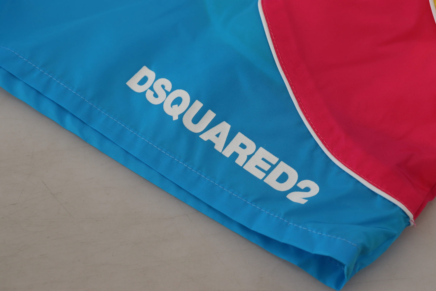 Dsquared² Exclusive Multicolor Swim Shorts Boxer IT48 | M