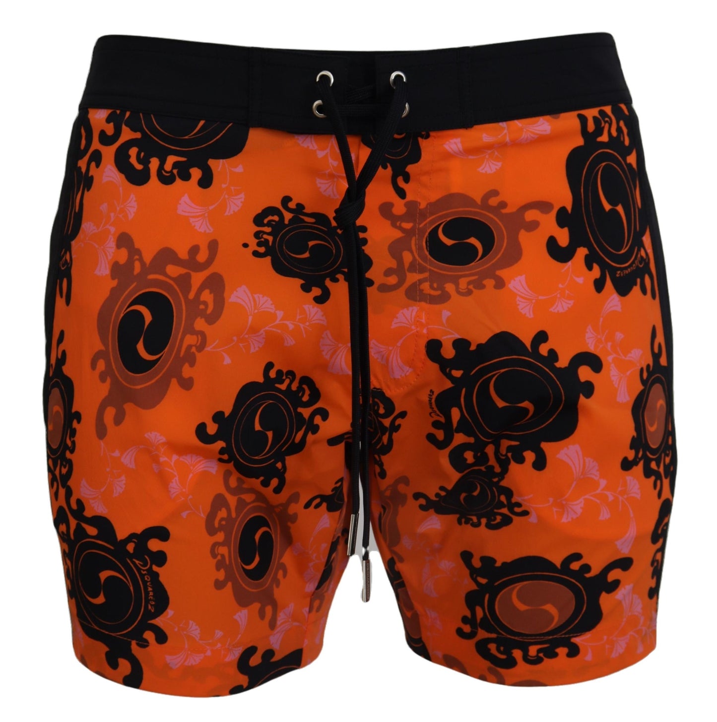 Dsquared² Chic Orange Swim Shorts Boxer for Men IT48 | M