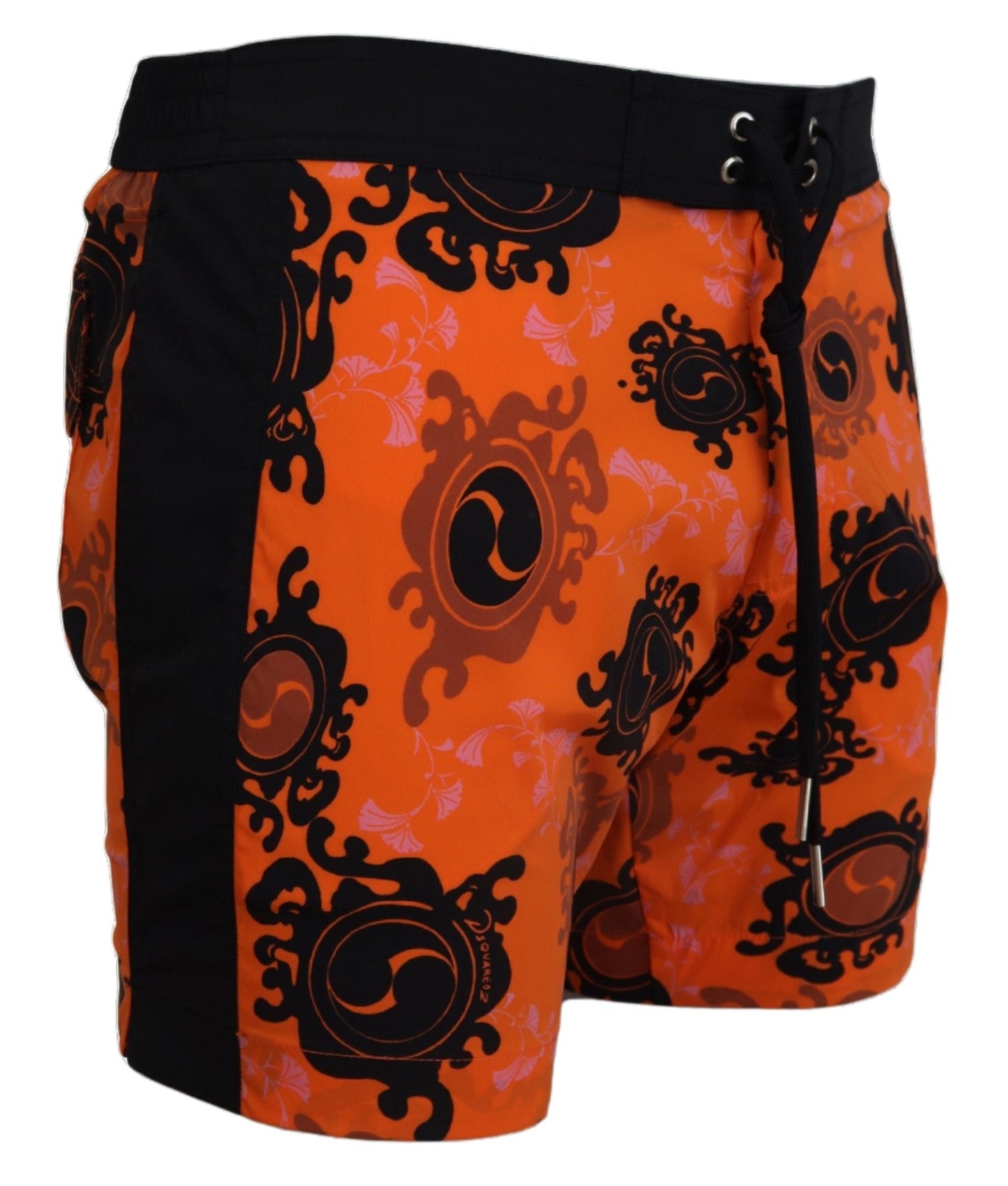 Dsquared² Chic Orange Swim Shorts Boxer for Men IT48 | M