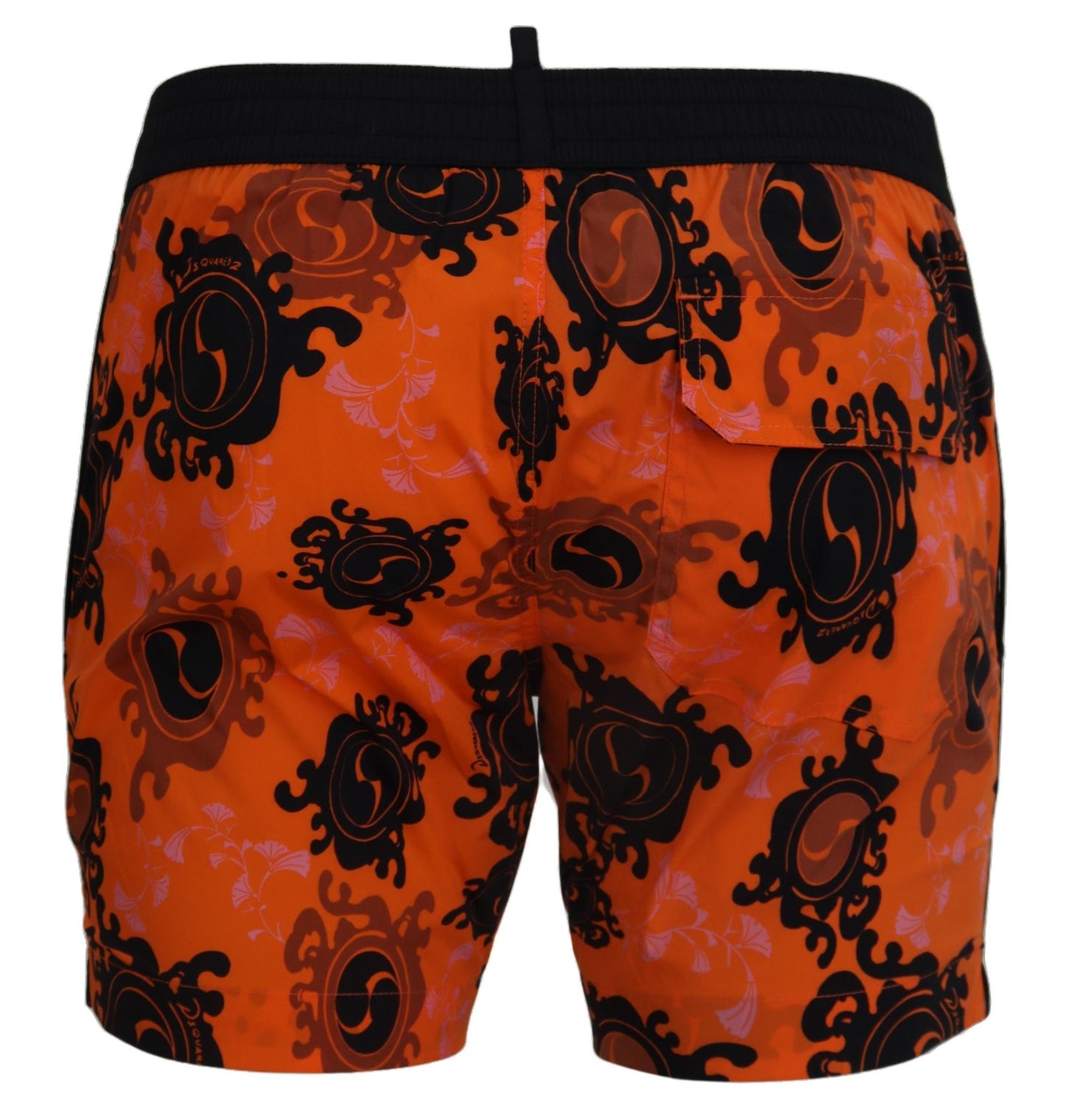 Dsquared² Chic Orange Swim Shorts Boxer for Men IT48 | M