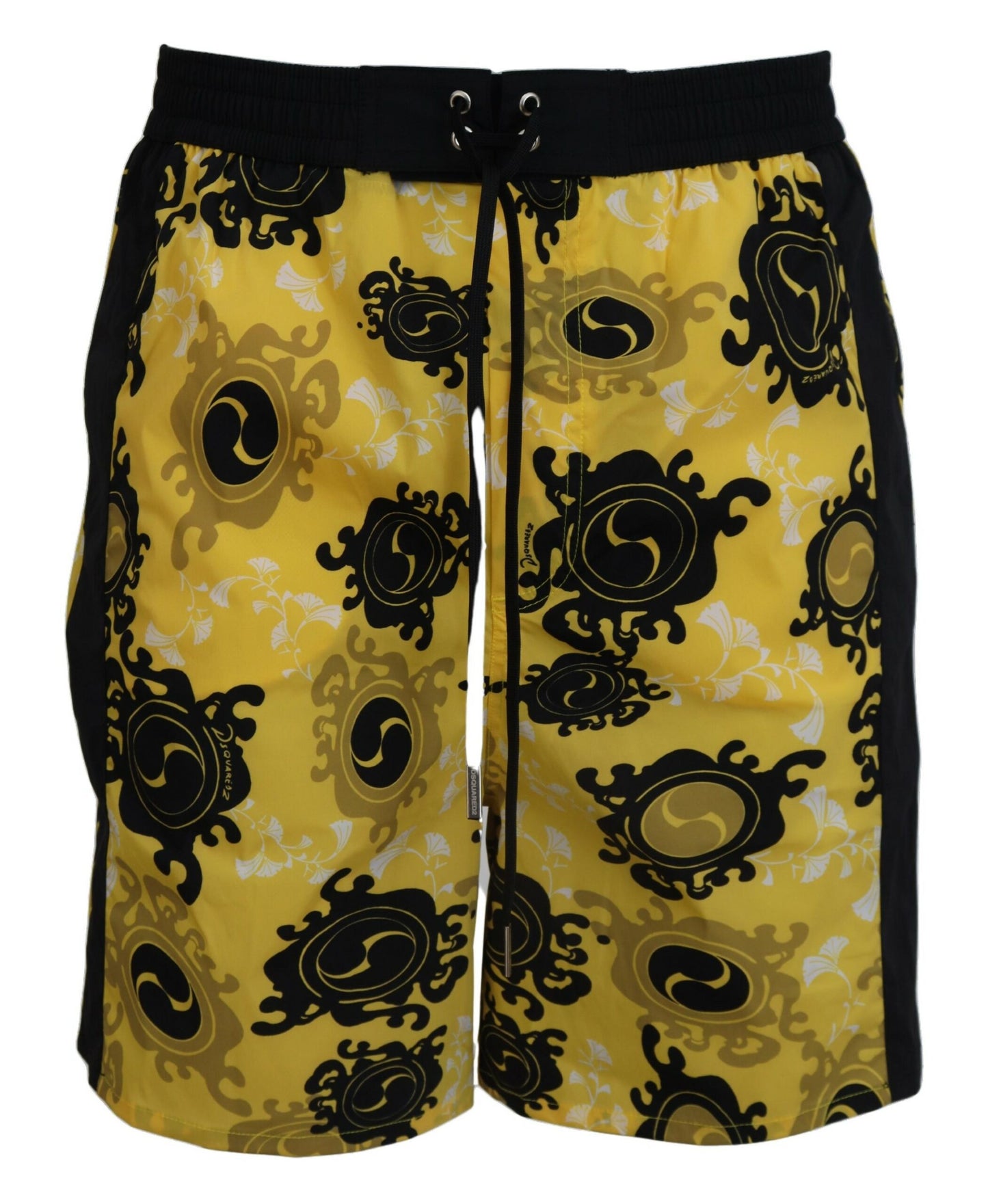 Dsquared² Yellow Block Print Swim Shorts Boxer IT48 | M