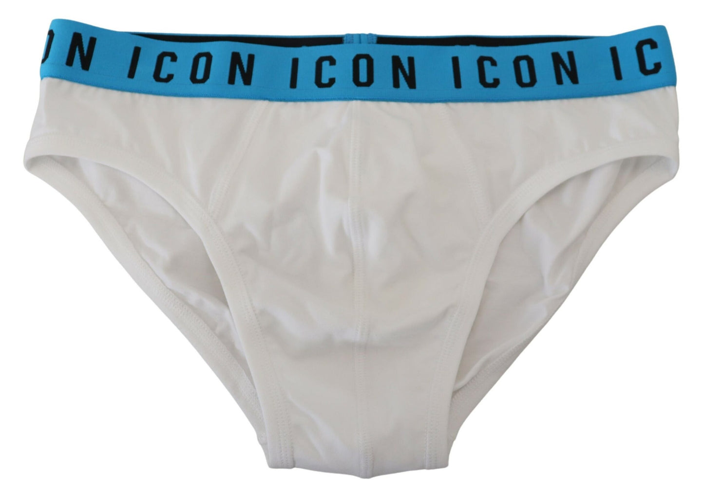 Dsquared² Elegant White Cotton Stretch Briefs IT5 | M