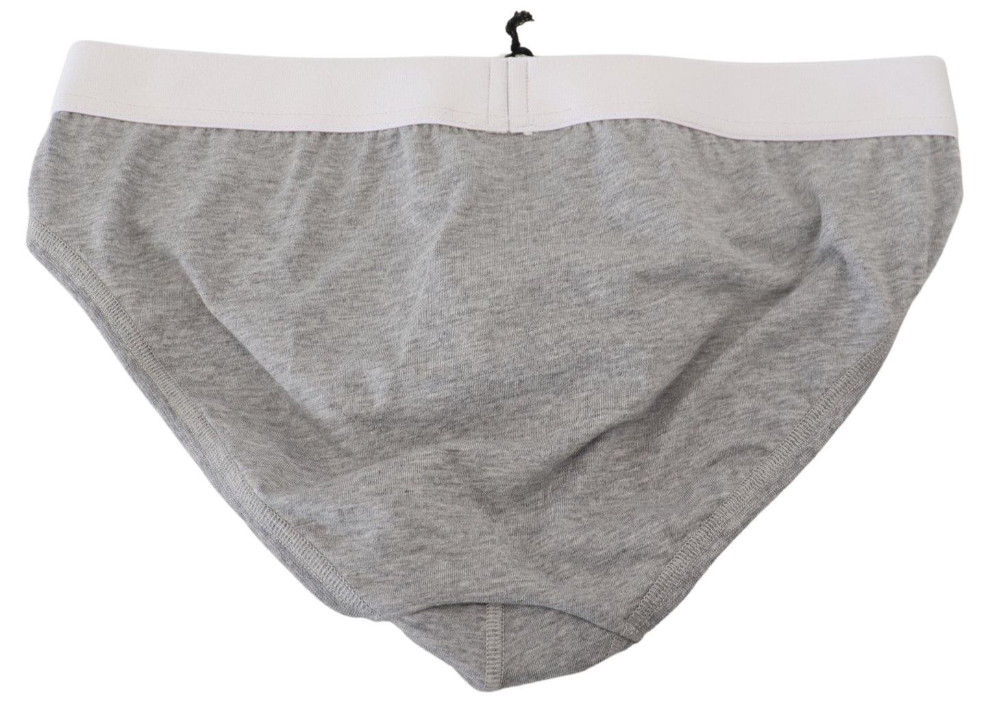 Dsquared² Elegant Gray Cotton Stretch Briefs IT5 | M