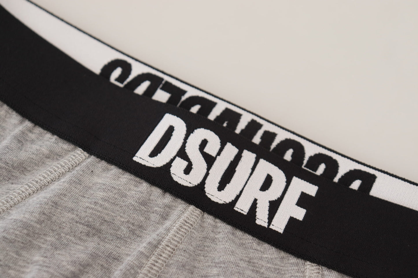 Dsquared² Elegant Gray Cotton Stretch Briefs IT5 | M