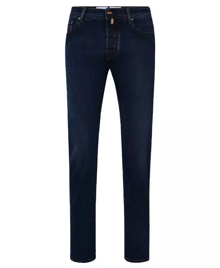 Jacob Cohen Blue Cotton Men Slim-fit Jean W35