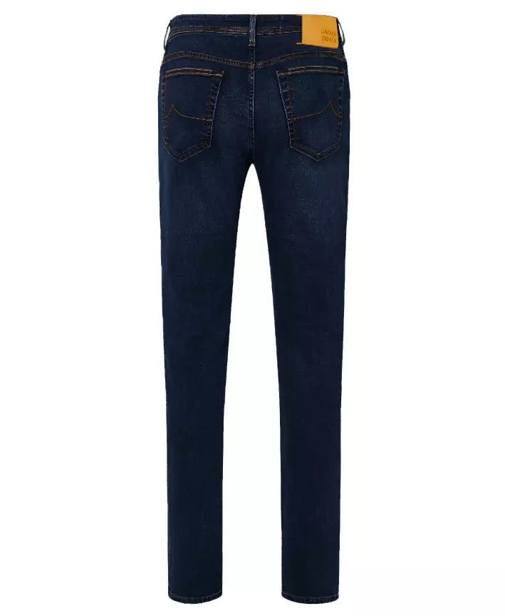 Jacob Cohen Blue Cotton Men Slim-fit Jean W35