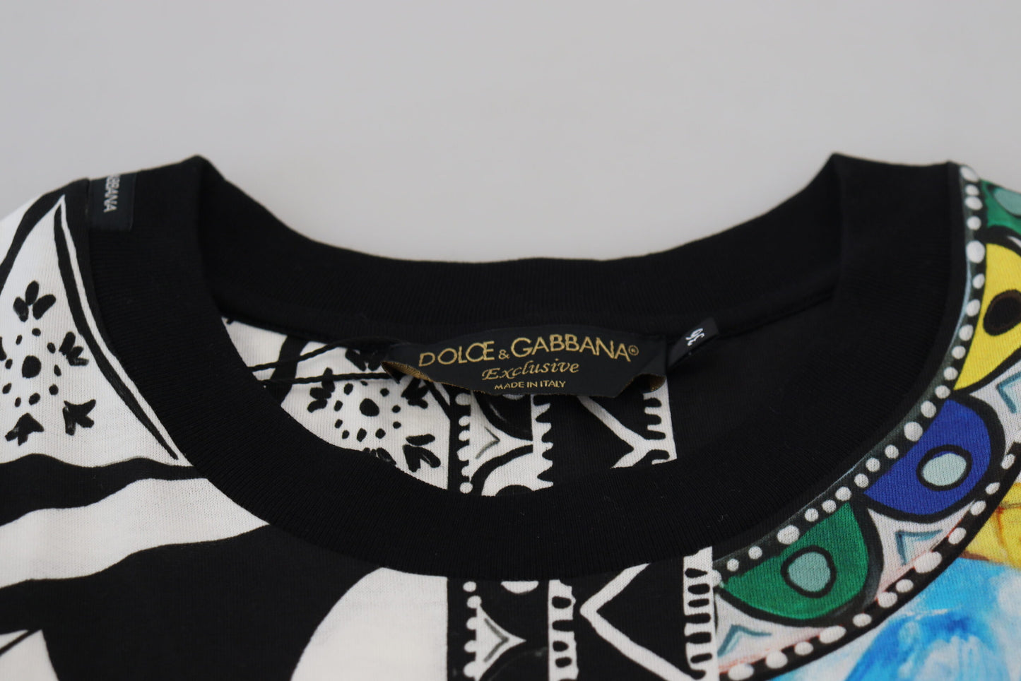 Dolce & Gabbana Elegant Multicolor Cotton Casual Tee IT36 / XXS