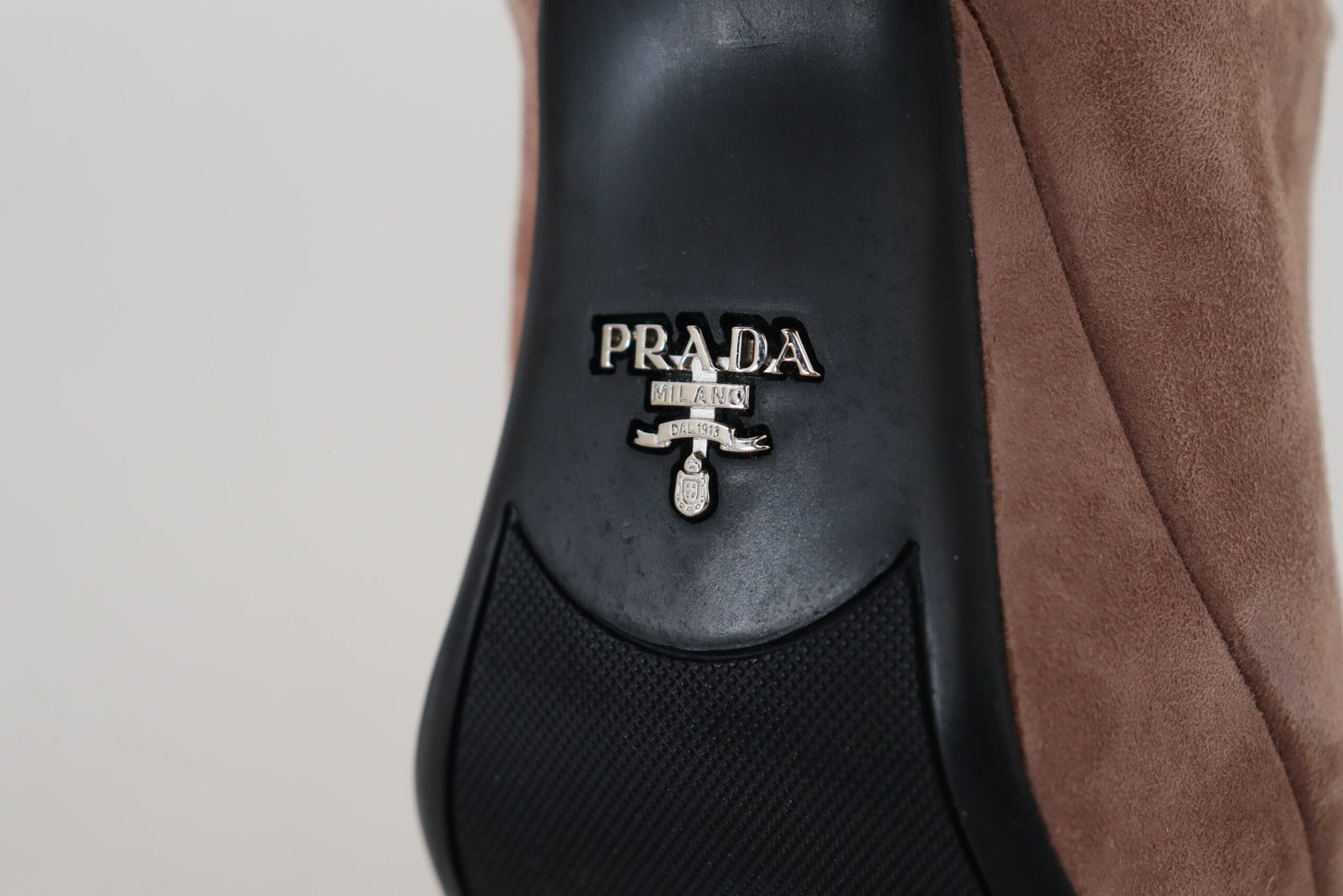 Prada Elegant Dark Rose Suede Heels EU37 | US6.5