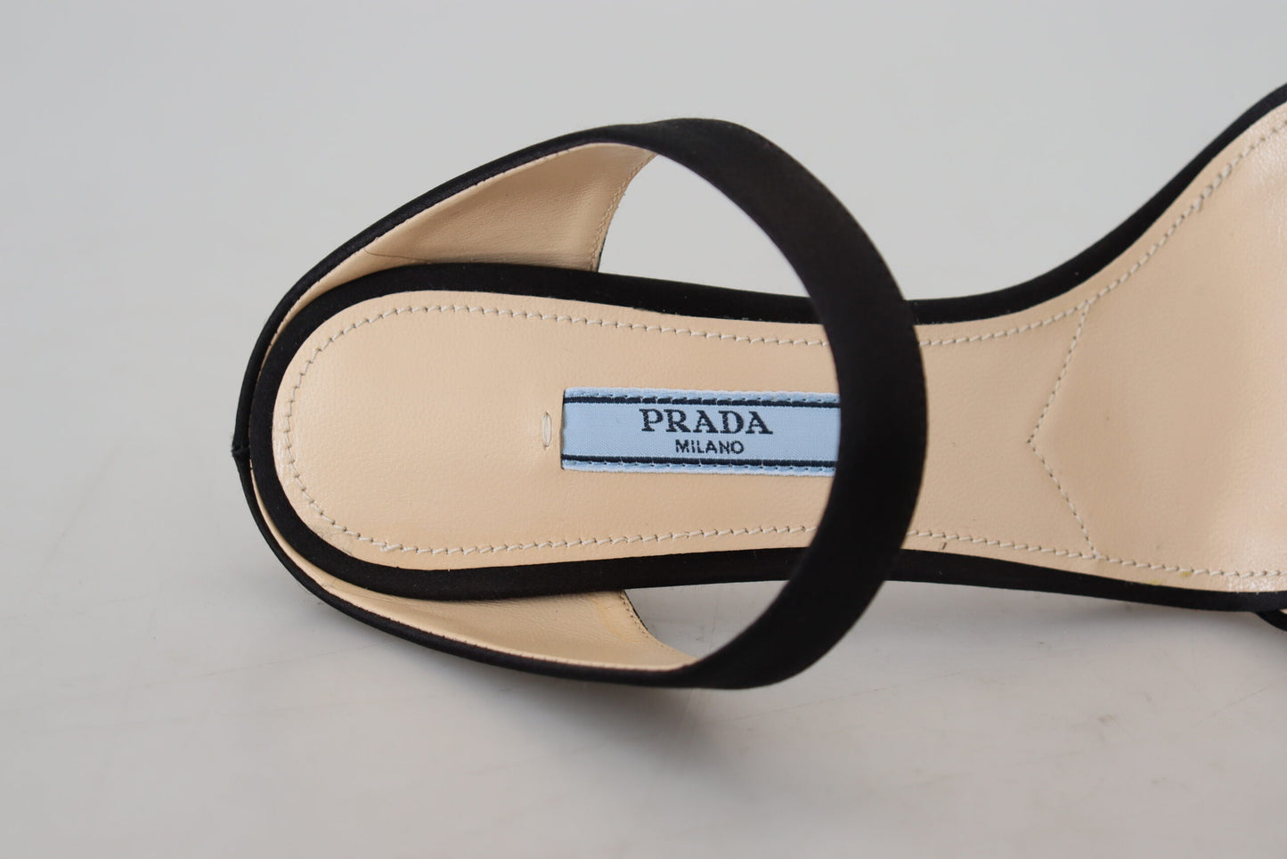 Prada Elegant Black Leather Heels Pumps EU36 | US5.5