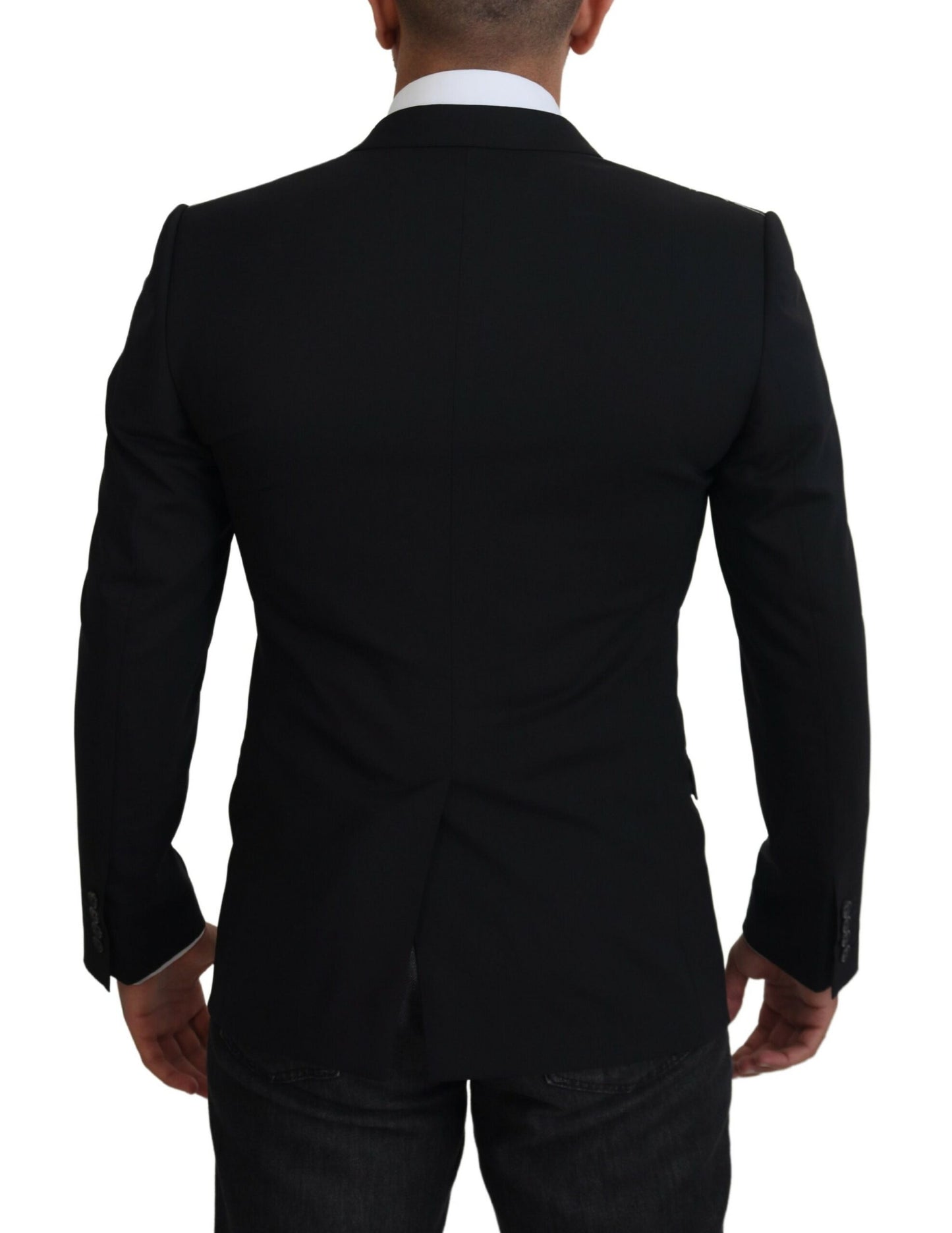 Dolce & Gabbana Elegant Black Martini Two-Piece Suit IT48 / M