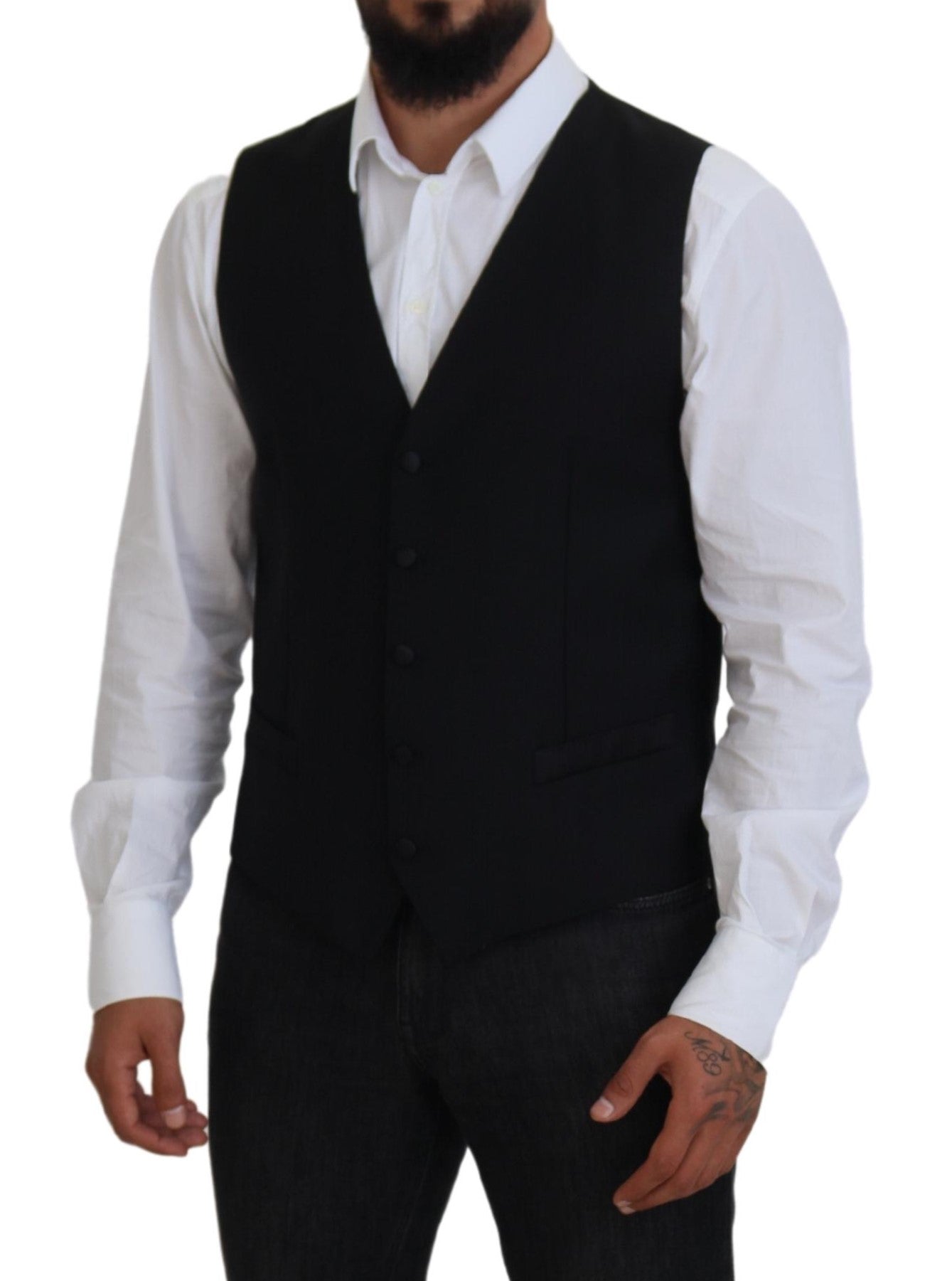 Dolce & Gabbana Elegant Single Breasted Formal Vest IT52 / L