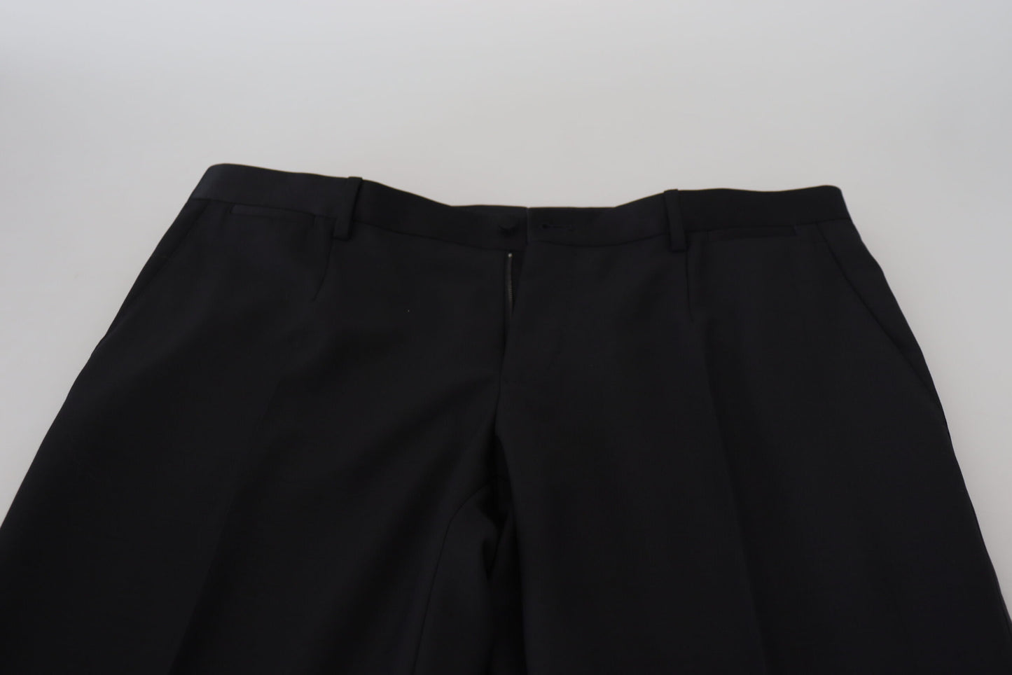 Dolce & Gabbana Elegant Black Dress Pants from Virgin Wool Blend IT52 / L