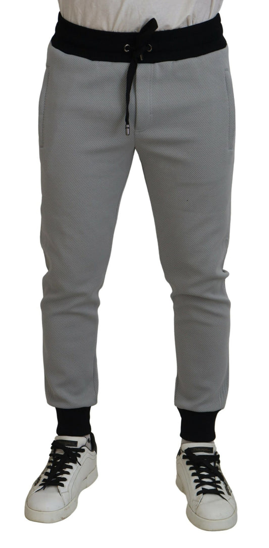 Dolce & Gabbana Elegant Grey Jogger Pants IT48 / M