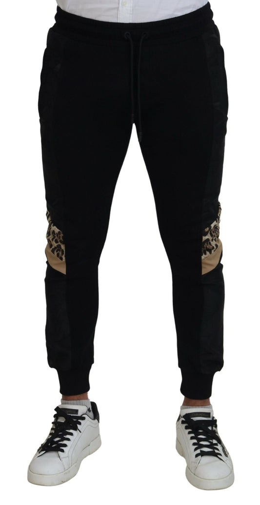 Dolce & Gabbana Elegant Black Jogger Pants for the Modern Man IT44 / XS