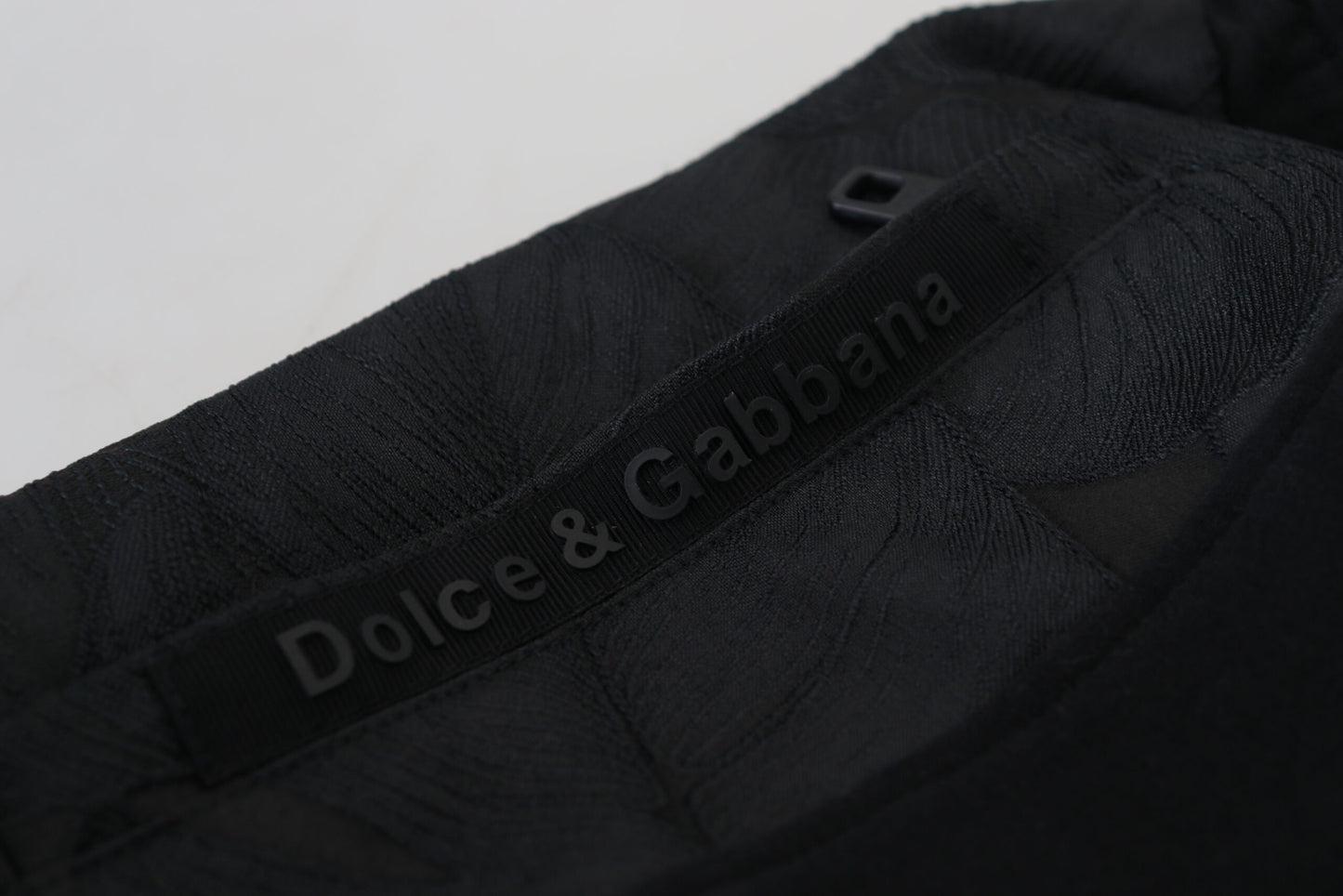 Dolce & Gabbana Elegant Black Jogger Pants for the Modern Man IT44 / XS