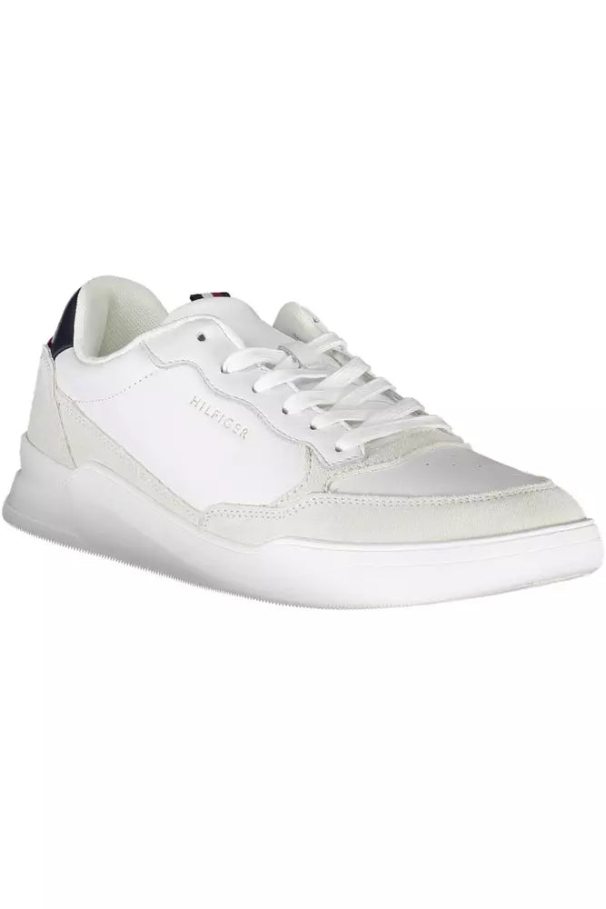 Tommy Hilfiger White Leather Men Sneaker