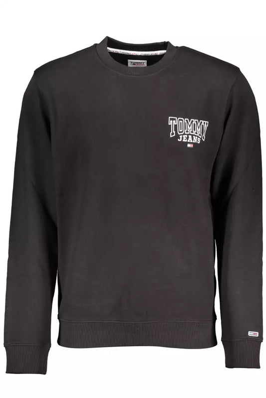 Tommy Hilfiger Black Cotton Men Sweater