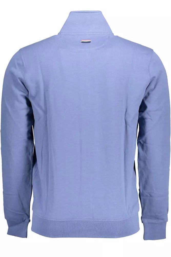 U.S. POLO ASSN. Blue Cotton Men Sweater