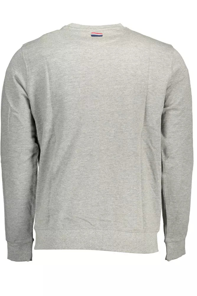 U.S. POLO ASSN. Gray Cotton Men Sweater