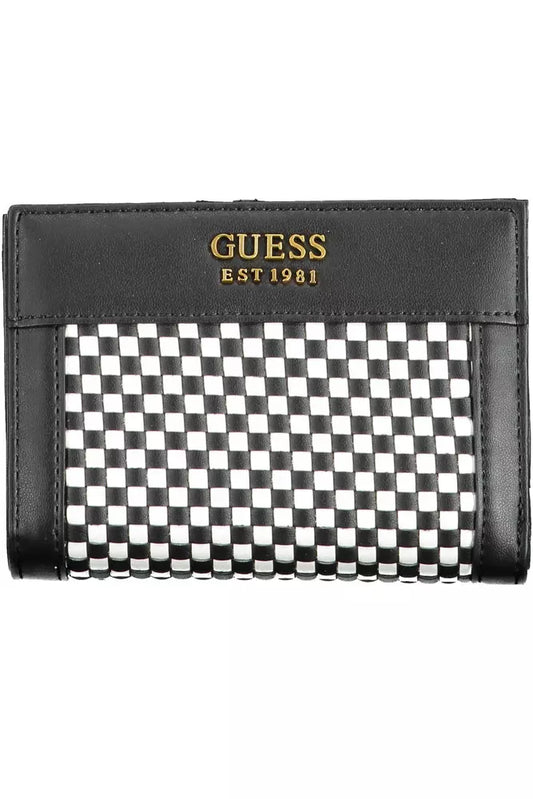 Guess Jeans Black Polyethylene Women Wallet