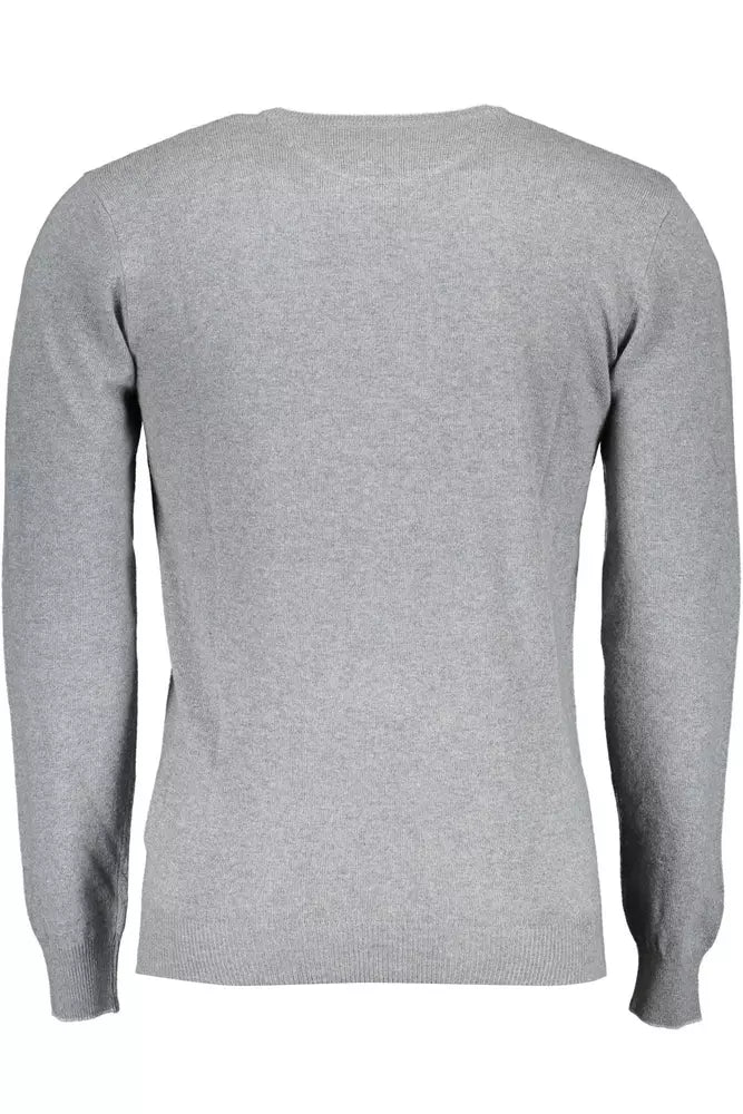 U.S. POLO ASSN. Gray Wool Men Sweater