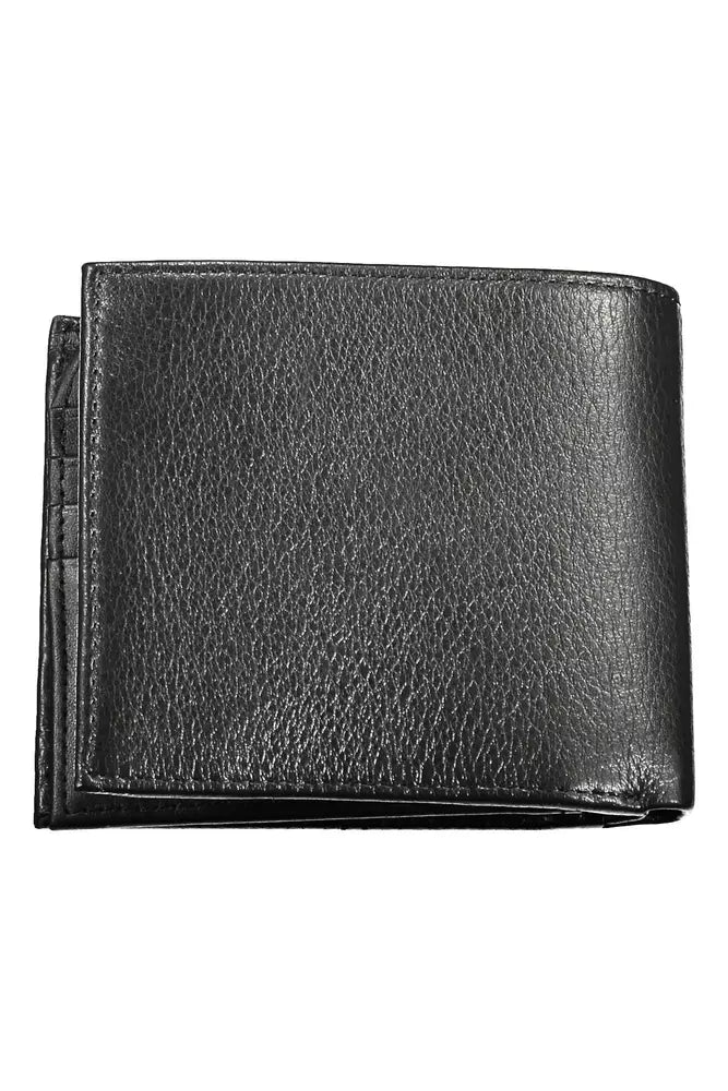 Tommy Hilfiger Black Leather Men Wallet